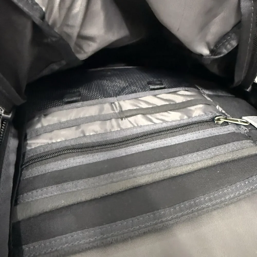 The North Face Fall Line Backpack Black School Travel Work - Company Logo